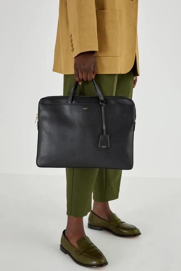 Oroton Work Muse 15034 Slim Laptop Bag Black 8211 Women