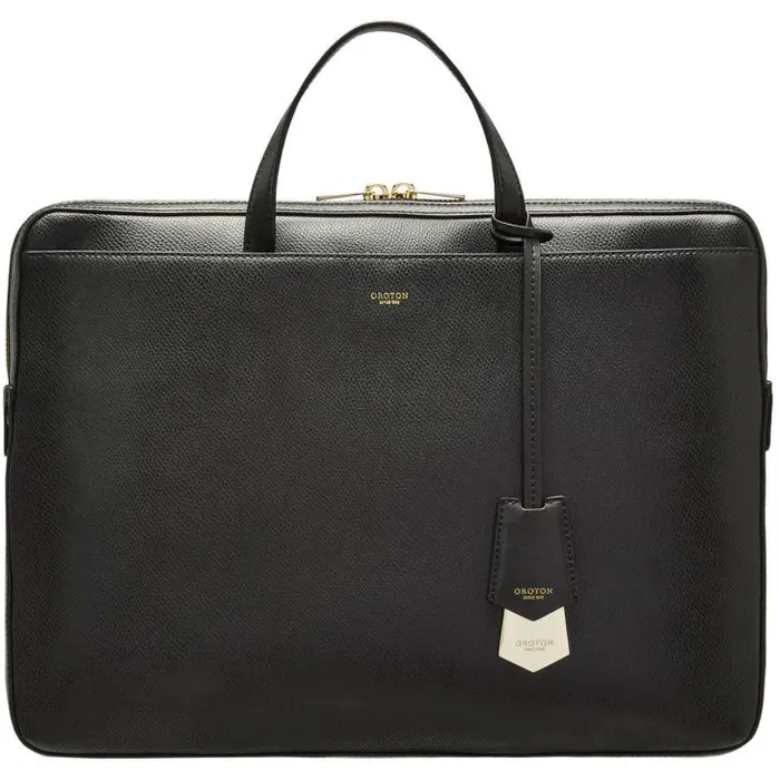 Oroton Work Muse 15034 Slim Laptop Bag Black 8211 Women