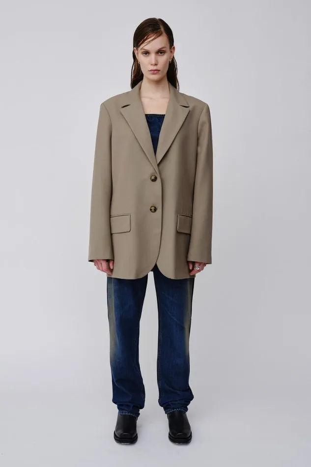 Osaka W 8211 Vetiver Women Won Hundred Coats Jackets and Blazers