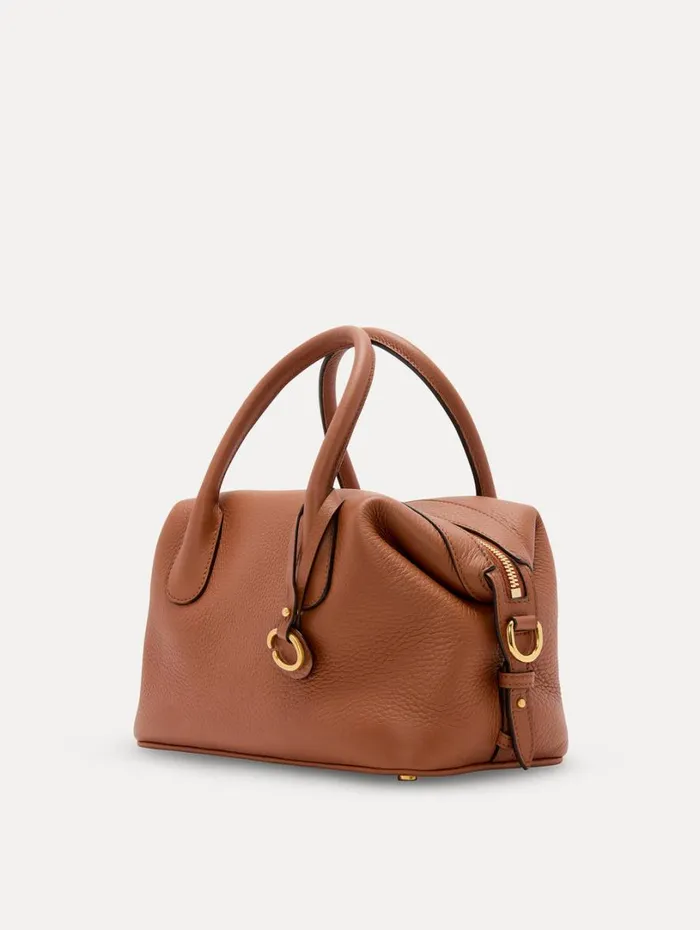 Oscar De La Renta The Mini Dahlia Cognac Women Handbags Oscar De La Renta The Mini Dahlia Cognac Women Handbags