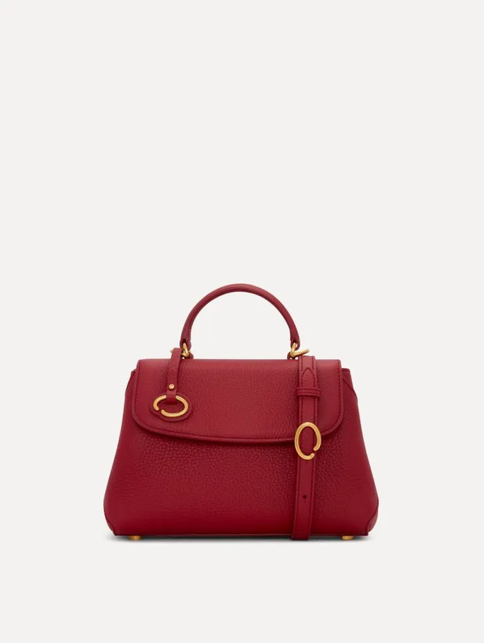 Oscar De La Renta The Mini Poppy Scarlet Women Signature Handbags