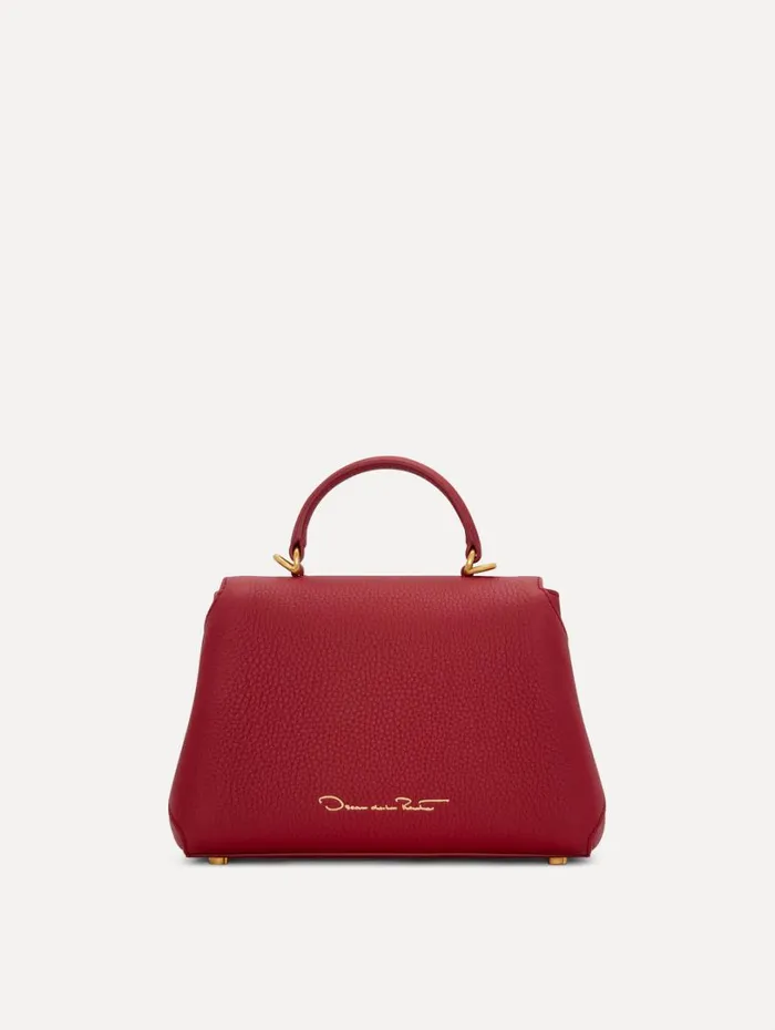 Oscar De La Renta The Mini Poppy Scarlet Women Signature Handbags Oscar De La Renta The Mini Poppy Scarlet Women Signature Handbags