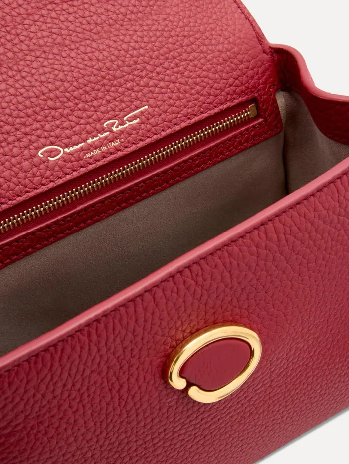 Oscar De La Renta The Mini Poppy Scarlet Women Signature Handbags Oscar De La Renta The Mini Poppy Scarlet Women Signature Handbags