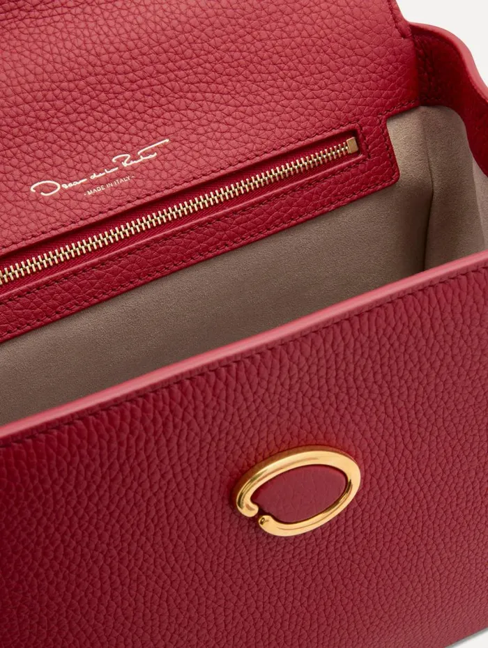 Oscar De La Renta The Poppy Scarlet Women Handbags