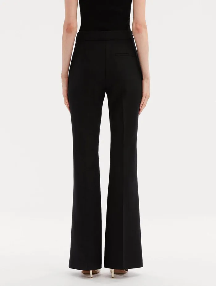 Oscar De La Renta Zip Front Flare Leg Pant Black Women Pants and Skirts Oscar De La Renta Zip Front Flare Leg Pant Black Women Pants and Skirts