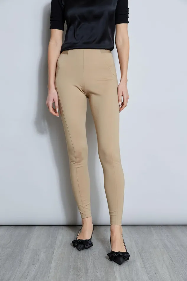 Outlet 8211 Women Bottoms Elie Tahari Ponte Legging Sandcastle