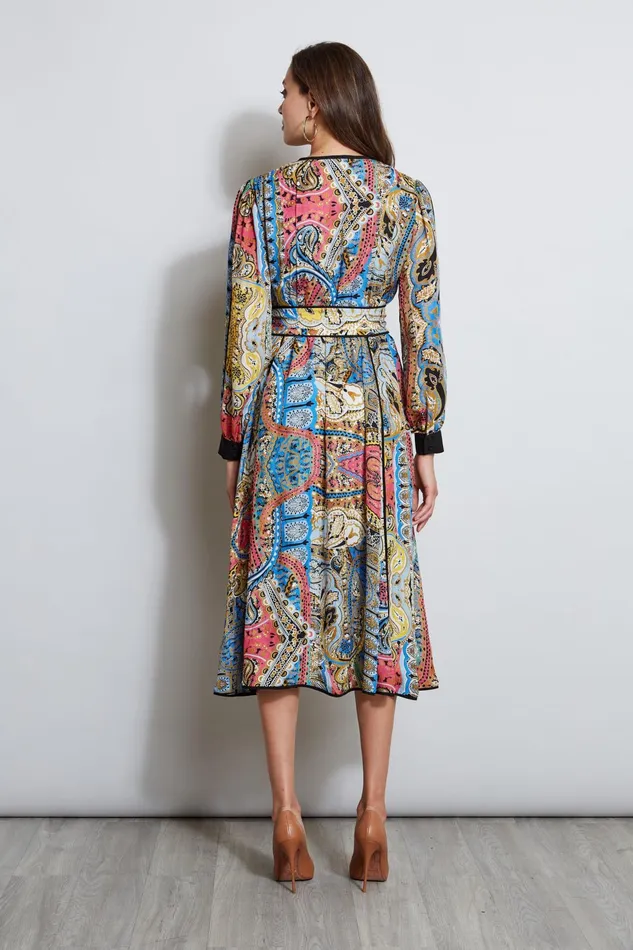 Outlet 8211 Women Dresses and Jumpsuits Elie Tahari Calypso Print Dress Calypso