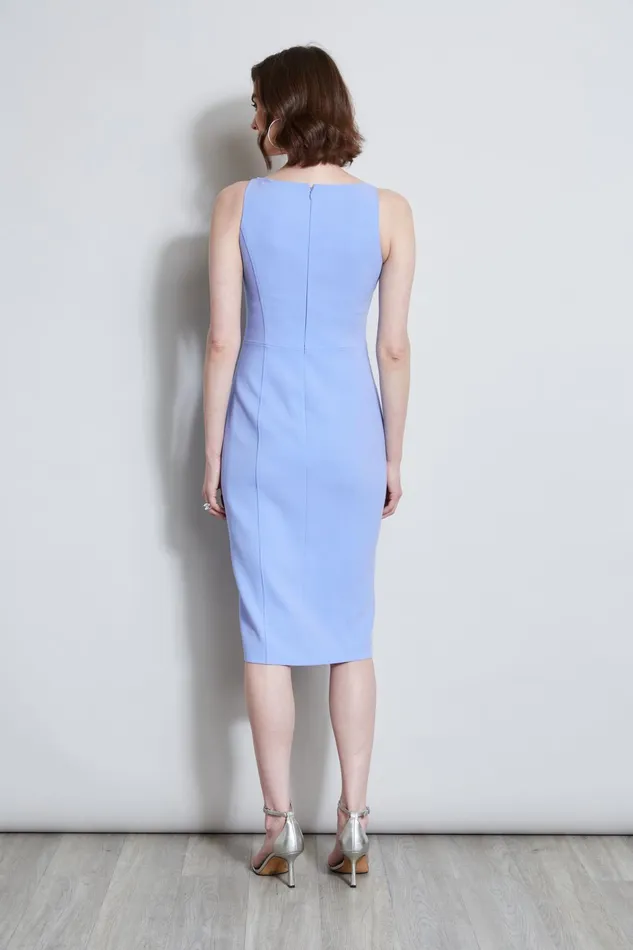 Outlet 8211 Women Dresses and Jumpsuits Elie Tahari Contour Zip Dress Horizon Blue