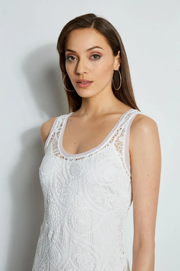 Outlet 8211 Women Dresses and Jumpsuits Elie Tahari Lace Maxi Dress Pearl
