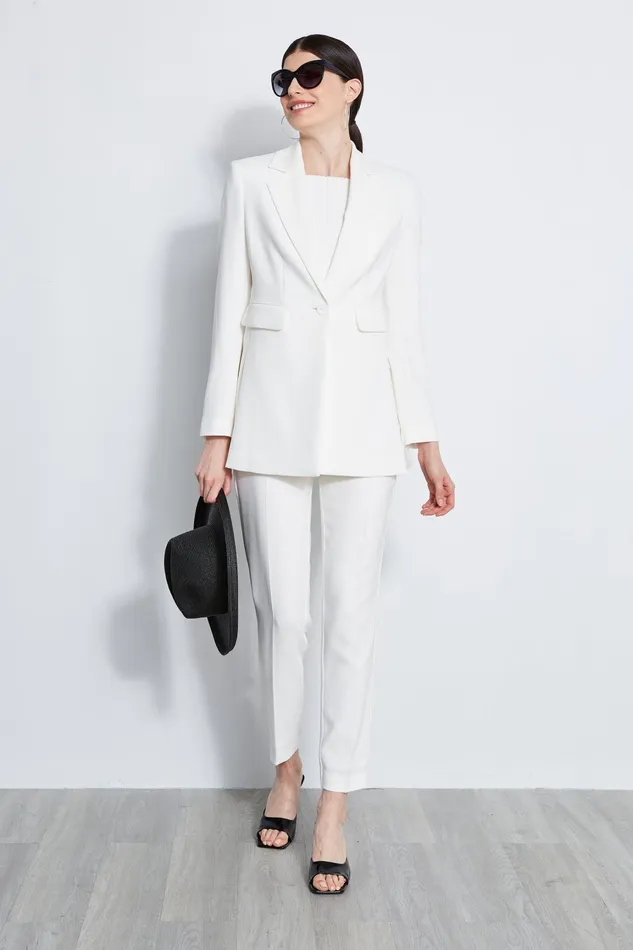 Outlet 8211 Women Jackets and Blazers Elie Tahari Side Slit Blazer Foam