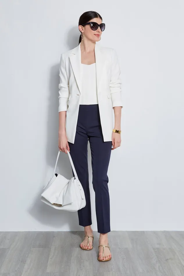 Outlet 8211 Women Jackets and Blazers Elie Tahari Side Slit Blazer Foam