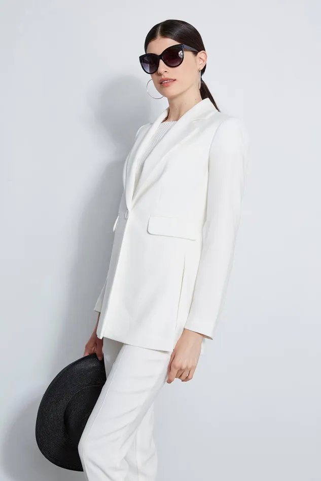 Outlet 8211 Women Jackets and Blazers Elie Tahari Side Slit Blazer Foam