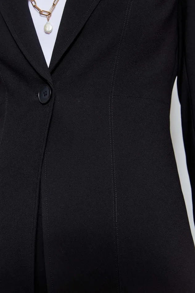 Outlet 8211 Women Jackets and Blazers Elie Tahari Single Breasted Dart Blazer Black