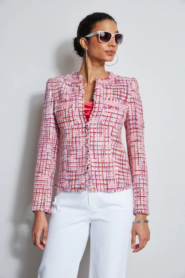 Outlet 8211 Women Suiting Elie Tahari Tweed Jacket Allie Tweed