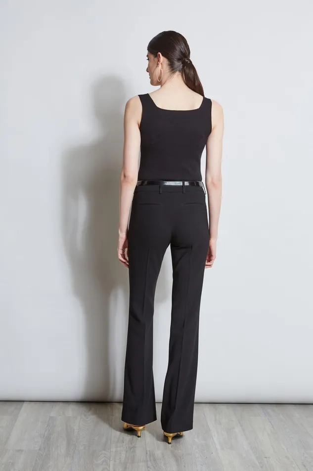 Outlet 8211 Women Tops Elie Tahari Rib Detail Sweater Tank Black