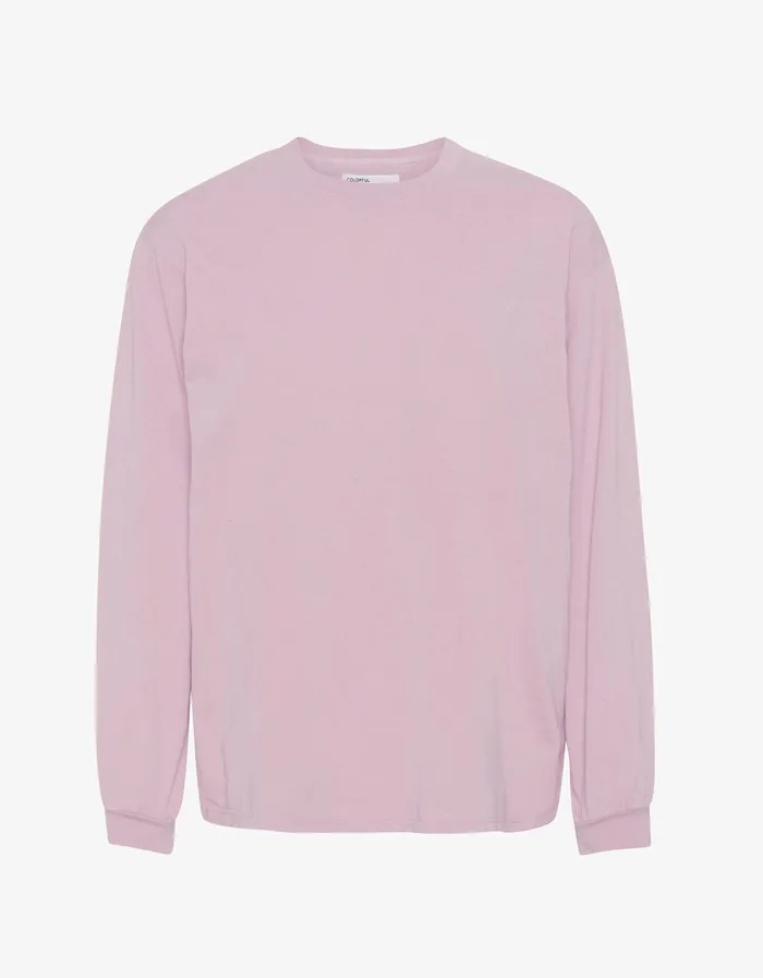 Oversized Organic LS TShirt 8211 Faded Pink TShirts Colorfulstandard Men