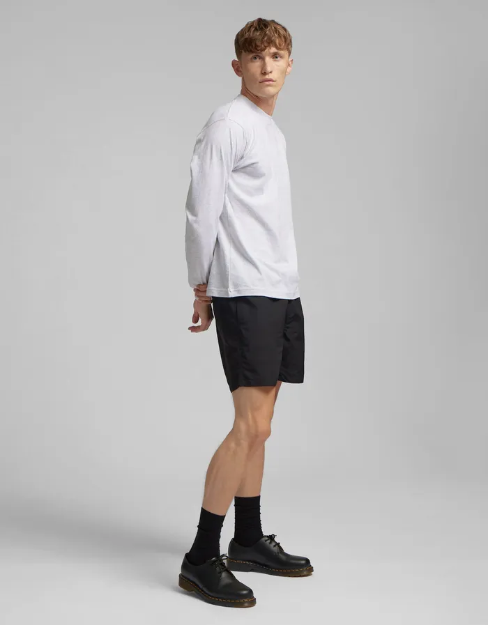 Oversized Organic LS TShirt 8211 Snow Melange Men TShirts Colorfulstandard