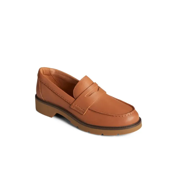 Oxfords and Loafers Women Sperry Wells Loafer Medium Beige