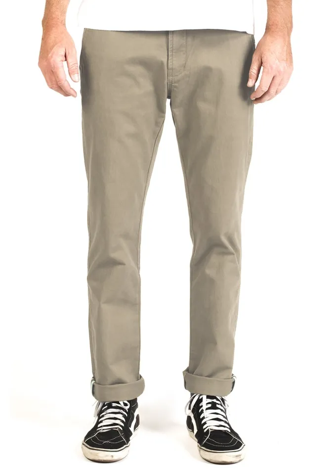 Pants and Denim Low Tide Chino Eco Pant Khaki 8211 Vissla Men