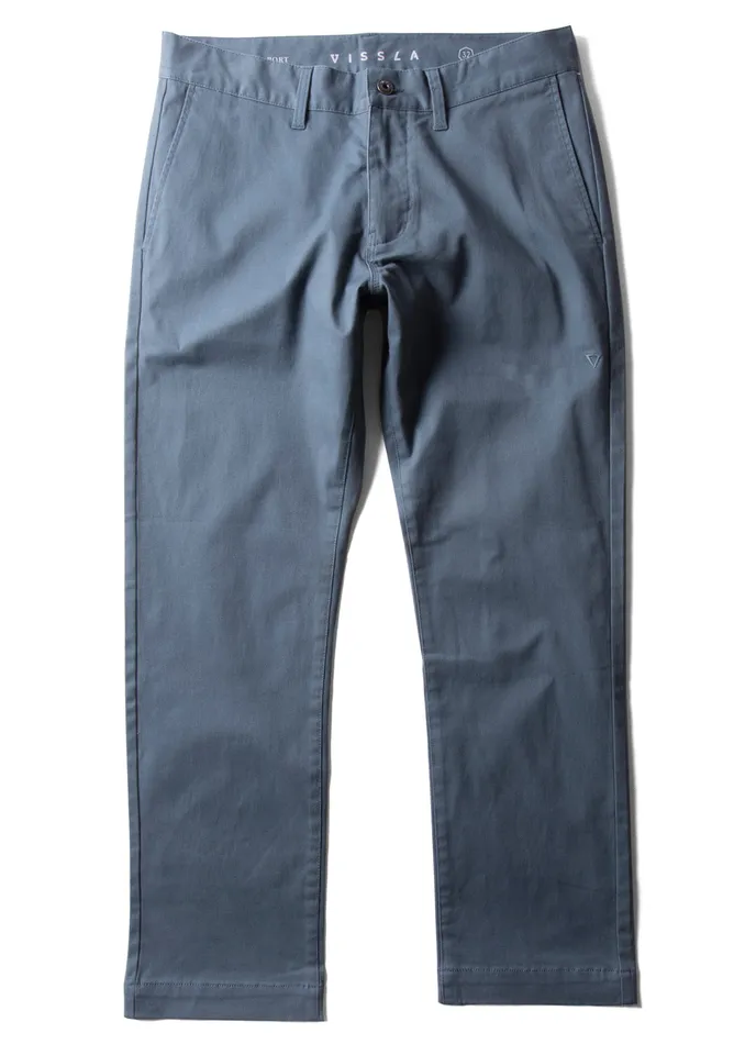 Pants and Denim Men Vissla Creators Port Chino Pant Blue Slate