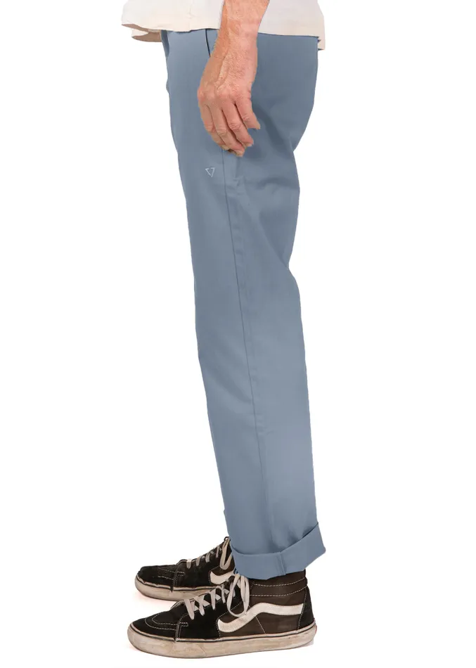Pants and Denim Men Vissla Creators Port Chino Pant Blue Slate