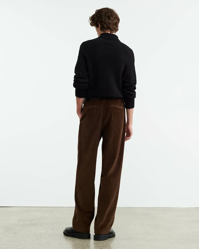Pants and Shorts CARSEN PANT Espresso Nili Lotan Men