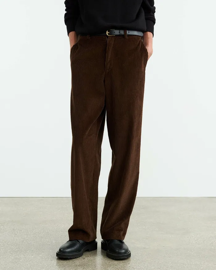 Pants and Shorts CARSEN PANT Espresso Nili Lotan Men