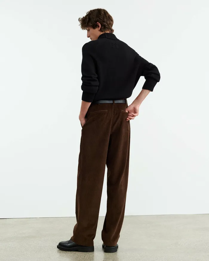 Pants and Shorts CARSEN PANT Espresso Nili Lotan Men