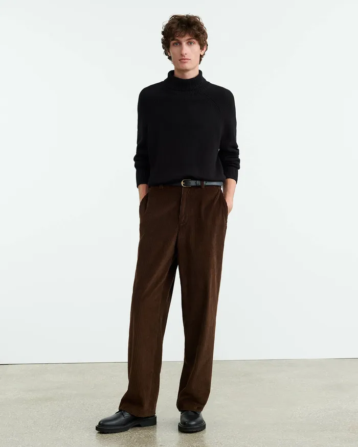 Pants and Shorts CARSEN PANT Espresso Nili Lotan Men