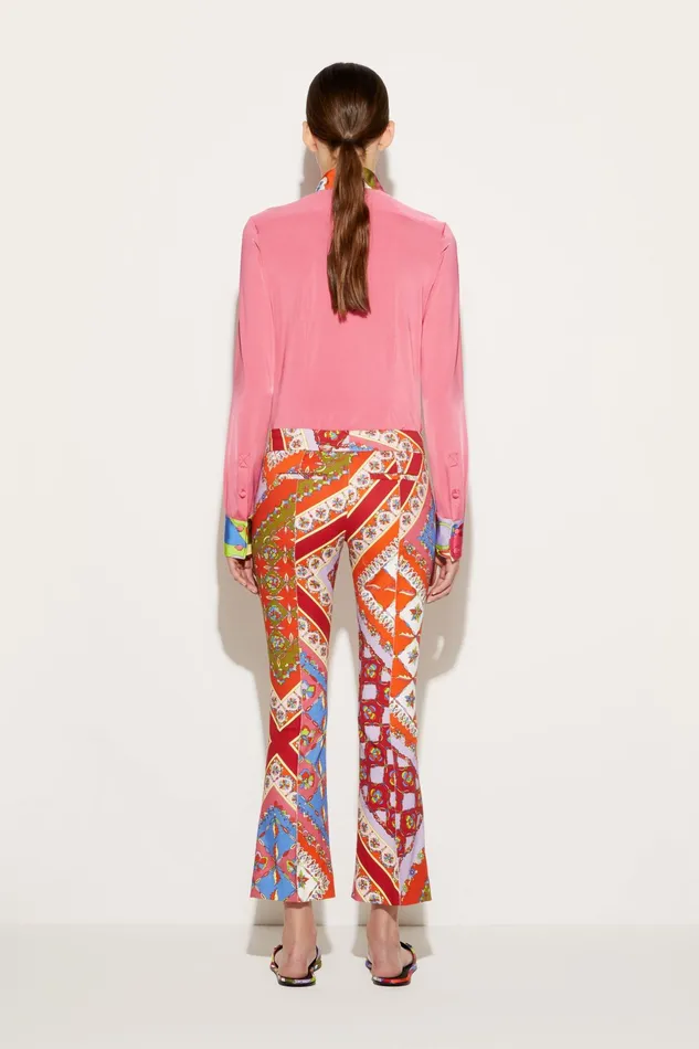 Pants And Shorts Women PUCCI FestaPrint Flared Trousers