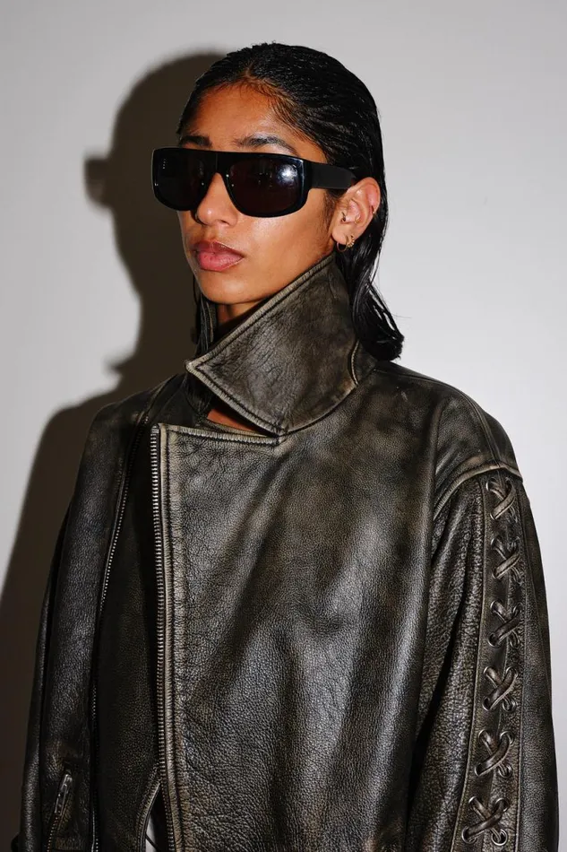 Peyton Leather 8211 Black Women Won Hundred Coats Jackets and Blazers