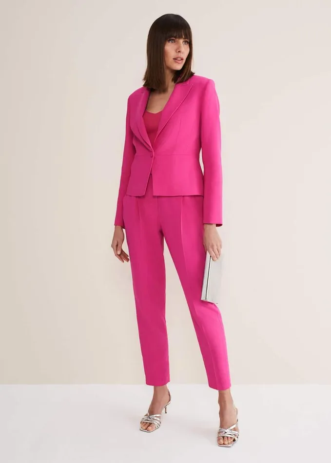 Phase Eight Adria Pink Blazer Hot Pink Women Jackets