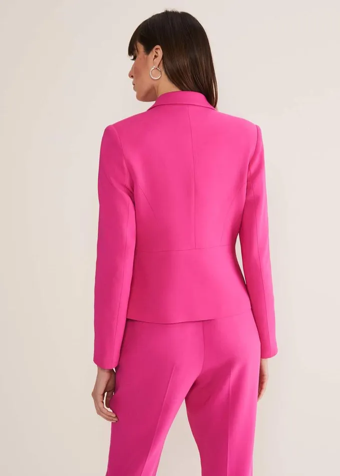Phase Eight Adria Pink Blazer Hot Pink Women Jackets