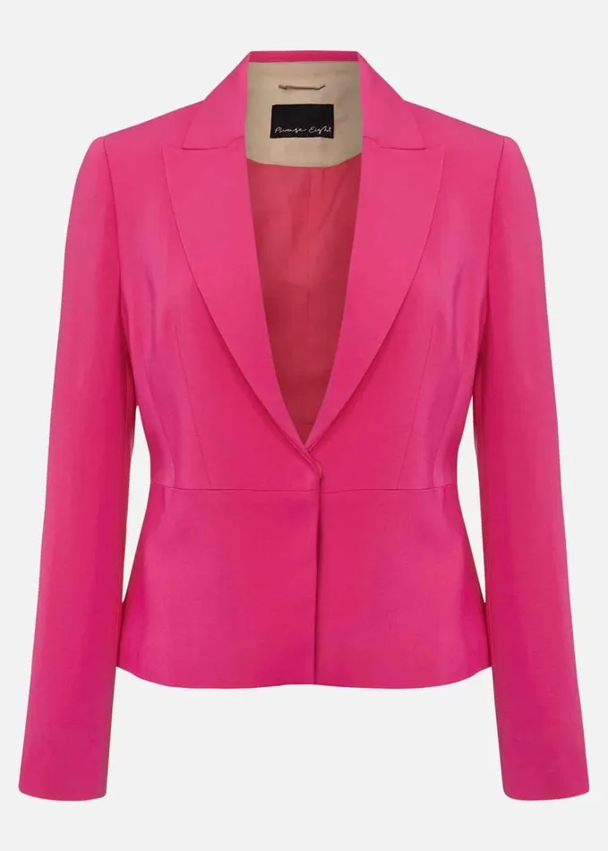 Phase Eight Adria Pink Blazer Hot Pink Women Jackets