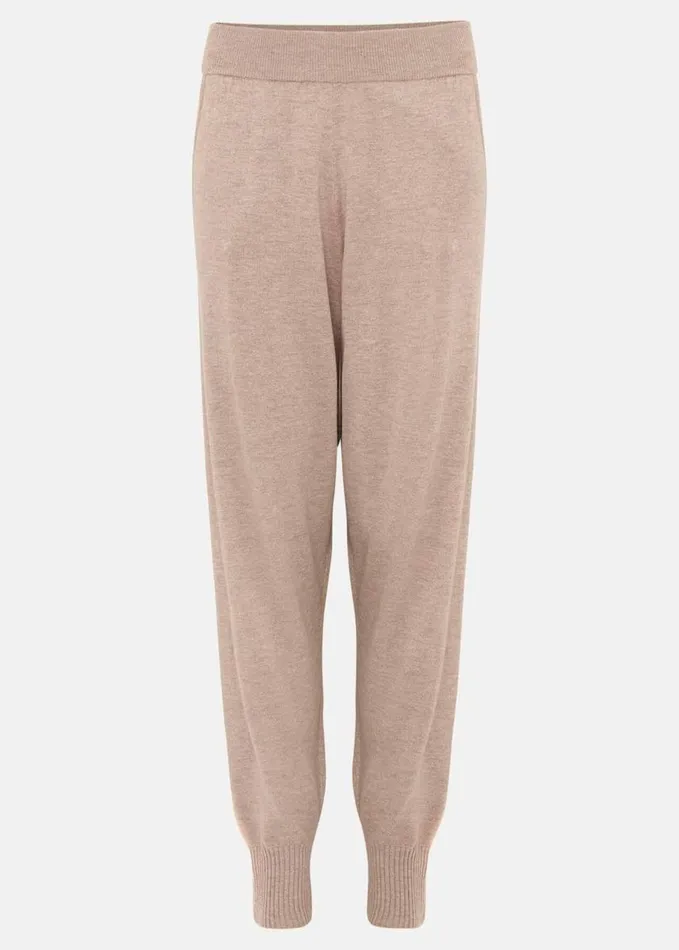 Phase Eight Alice Knitted CoOrd Joggers Mocha Women Trousers