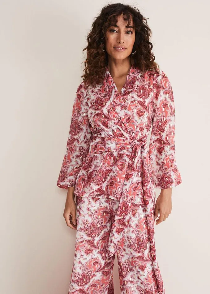 Phase Eight Arabella Print Top Sunsetmulti Women Tops and TShirts
