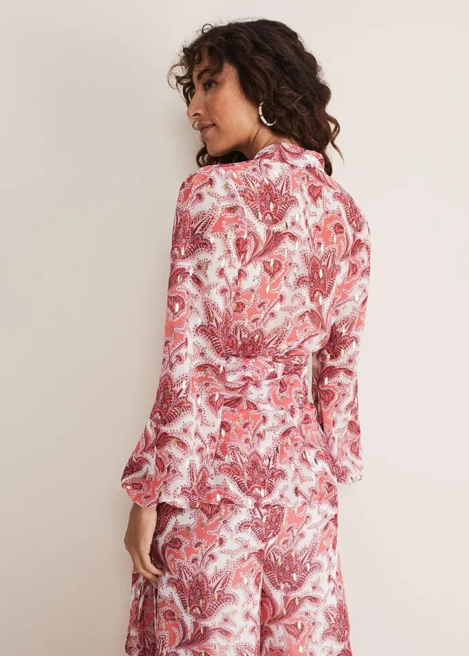 Phase Eight Arabella Print Top Sunsetmulti Women Tops and TShirts