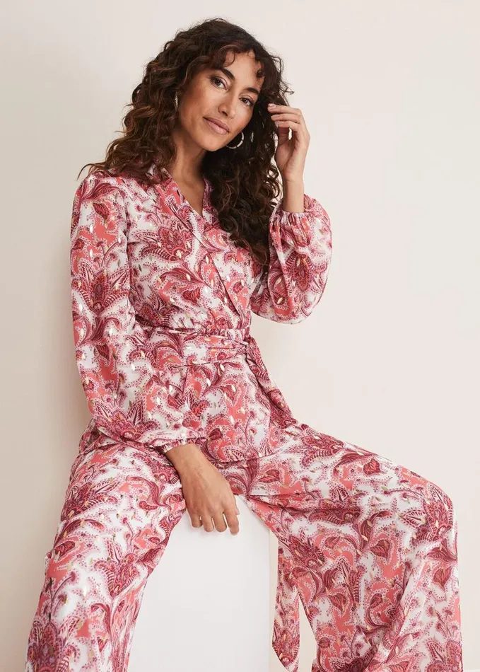 Phase Eight Arabella Print Top Sunsetmulti Women Tops and TShirts