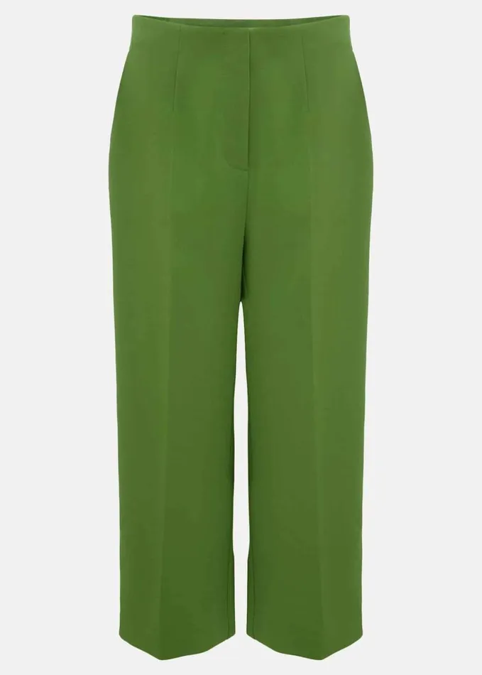 Phase Eight Aubrielle Wide Leg Culottes Green Women Trousers