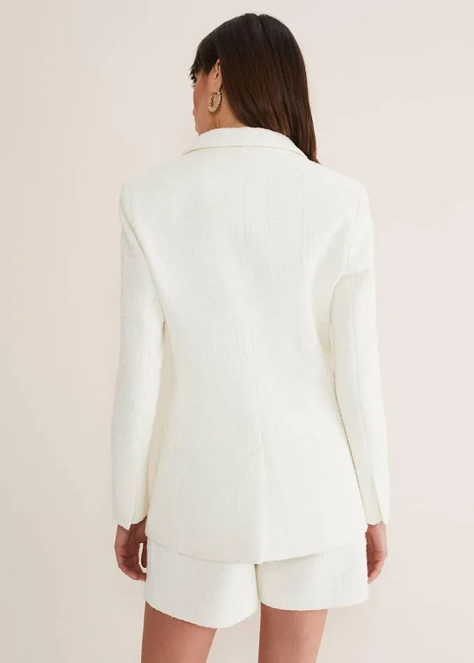 Phase Eight Auden Cream Blazer Cream Women Jackets