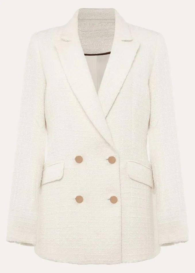 Phase Eight Auden Cream Blazer Cream Women Jackets