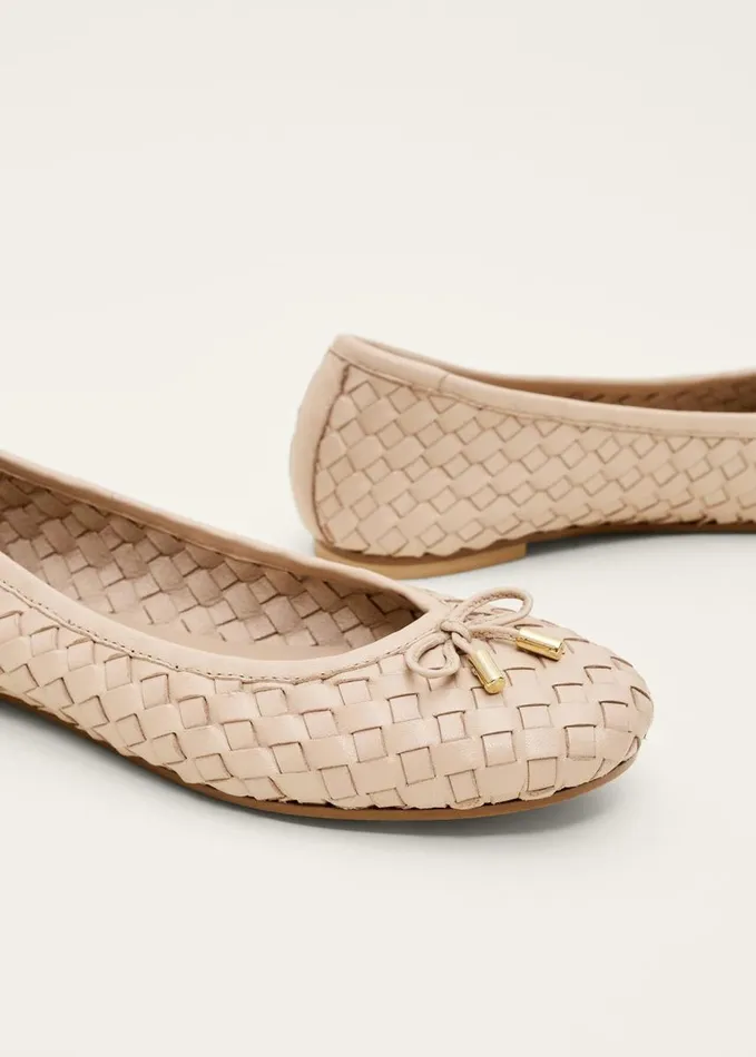 Phase Eight Ballet Pump Blush Women Flats