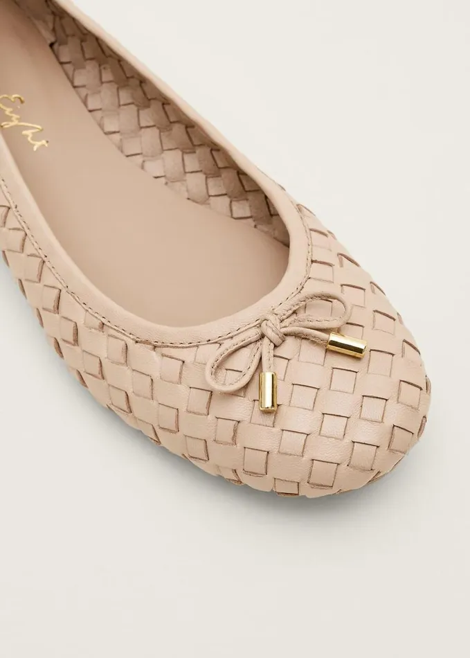 Phase Eight Ballet Pump Blush Women Flats