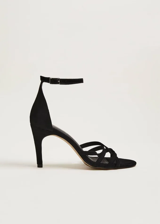 Phase Eight Barely There Sandal Black Women Heels