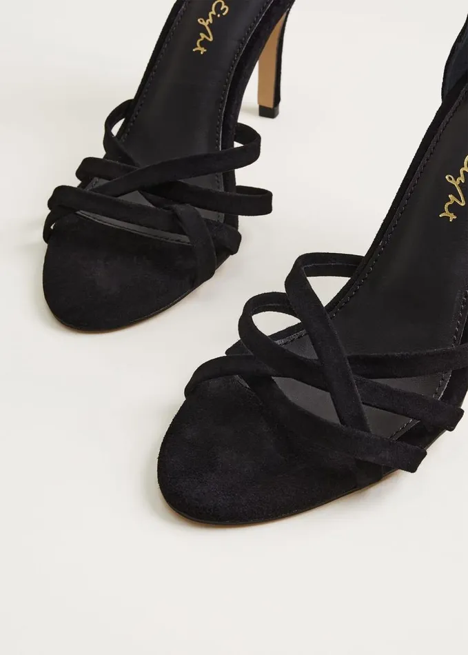 Phase Eight Barely There Sandal Black Women Heels