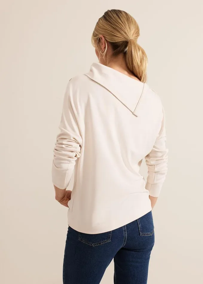 Phase Eight Brienna Button Detail Top Cream Women Tops and TShirts