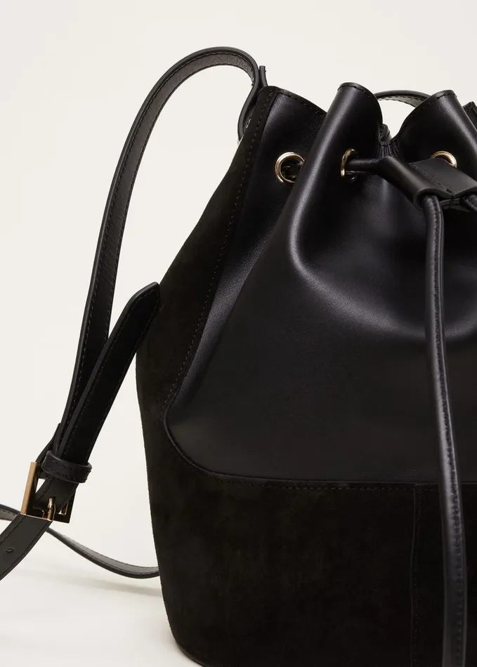 Phase Eight Bucket Shoulder Bag Black Women Bags and Clutches
