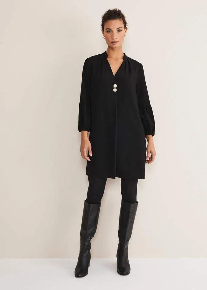 Phase Eight Charlotte Tunic Dress Black Women Dresses
