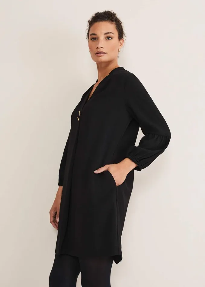 Phase Eight Charlotte Tunic Dress Black Women Dresses
