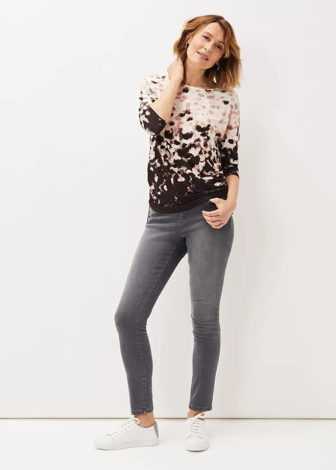 Phase Eight Corrie Abstract Spot Print Top Multicoloured Women Tops and TShirts